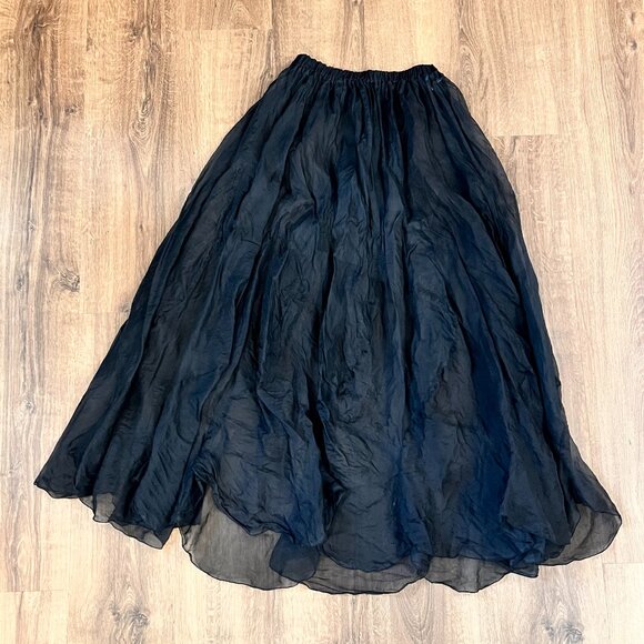 Planet Dresses & Skirts - Planet Sheer Black Tulip bottom Skirt